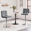 Yaheetech X-Large Bar Stools Modern Adjustable Kitchen Island Chairs Adjustable