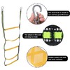 Boat Rope Ladder Portable 5 Step Folding Marine Rope Ladder