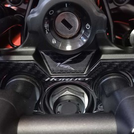 labelbike - 3D Motorcycle Steering Fork Plate Decorations and Protector Compatible with Honda Hornet 2023-2024