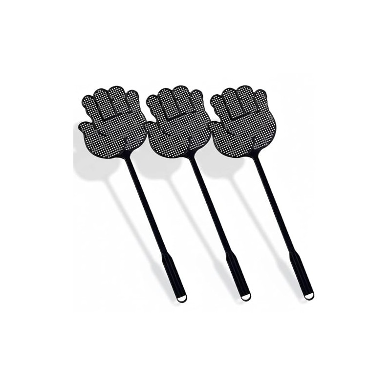 Fly Swatter Heavy Duty for Indoors – Hand-Shaped Flyswatter with