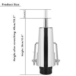 Gdrasuya10 Barber Salon Chair Replacement Hydraulic Pump,4 Bolt Pattern Pump,440 Lbs Weight Capacity,Adjustable Height Chair Hydraulic Pump Parts