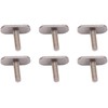 6pcs 304 Stainless Steel M6 Threads Kayak Rail/Track Screws &