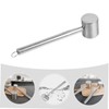 Ipetboom Stainless Steel Meat Mallet Heavy Duty Dual Sided Tenderizer