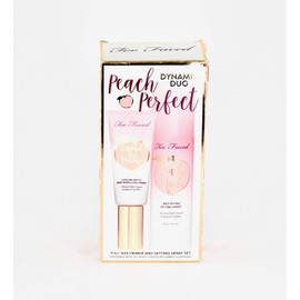 Too Faced Dynamic Duo Peach Perfect Primer and Setting Spray FULL SIZE Set