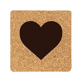 eBuyGB Scrabble Drinks Coasters, Square Cork Coaster, Individual Alphabet Letters, Scrabble Tiles with Score Marks - Personalise Your Own Scrabble Words (<3)