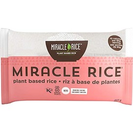 Miracle Noodle Organic Konjac Rice - Keto, Plant-Based, Gluten, Grain & Soy Free, Low in Carbs & Calories, Perfect for Stir-Fry, Pilaf - 8 Oz, 6-Pack
