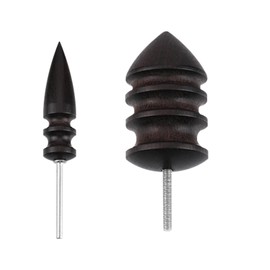 PEKLLOCY 2 x leather tools, craft carving kit, DIY leather work, wood and metal, easy to use with rotary tool, perfect for leather polishing projects