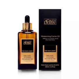Unknown 데일리더즌 유기농 달맞이오일 100ml 천연 식물성캐리어오일 페이스 바디마사지오일 Daily Derzum Organic Evening Primrose Oil 100ml Natural Plant-Based Carrier Oil Face Body Massage Oil [Single item]