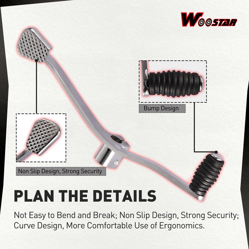 WOOSTAR Gear Shifter Lever Replacement for 50cc 70cc 90cc 110cc