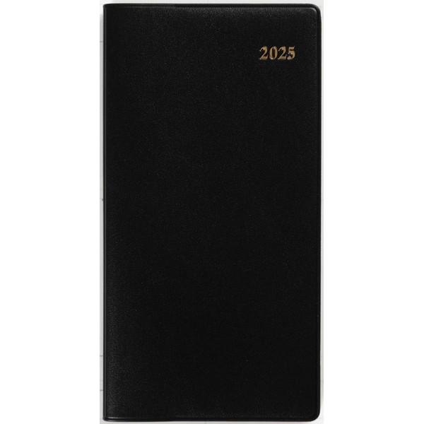 75 New Diary 8 Notebook, Takahashi Shoten, 2025 Edition, Black,