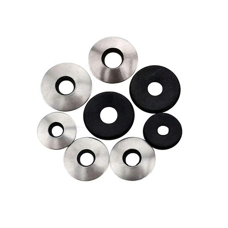 Dreneco M6.3×16 Composite Waterproof Sealing Gasket, Stainless Steel EPDM Bonded