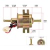 HZTWFC Universal Diesel Petrol Gasoline 12V Electric Fuel Pump HEP-02A