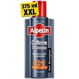 Alpecin Caffeine Shampoo C1 375ml | Against Thinning Hair | Shampoo for Stronger and Thicker Hair | Natural Hair Growth Shampoo for Men | Hair Care for Men Made in Germany