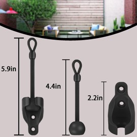 Sunshade Shade Hardware Bungee kit and End Cap Coolaroo Replacement Part for Coolaroo Outdoor Roller Shade Rollershade Part coolaroo Shades Replacement Parts