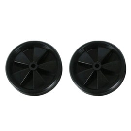 Kids Cycling Support Wheels - 1 Pair Bike Assist Wheels, Training Tool, Low Noise Rubber, Black