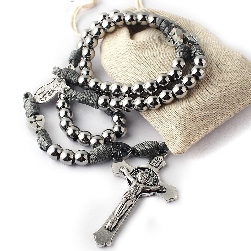 HanlinCC Large and Heavy Stainless Steel Beads Rugged Durable Paracord