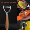 FLYAMAPIRIT Stainless Steel Peeler Kitchen Fruit Vegetable Peeling Tool with