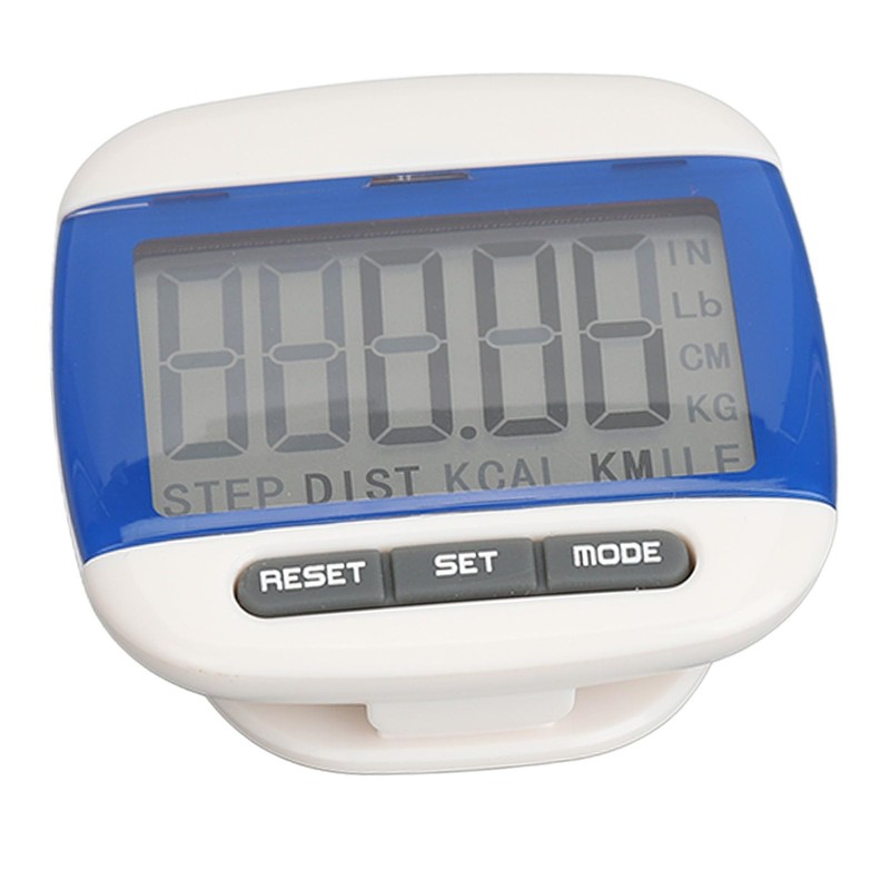 Walking Pedometer, Large LCD Display Step Calorie Distance Counter with