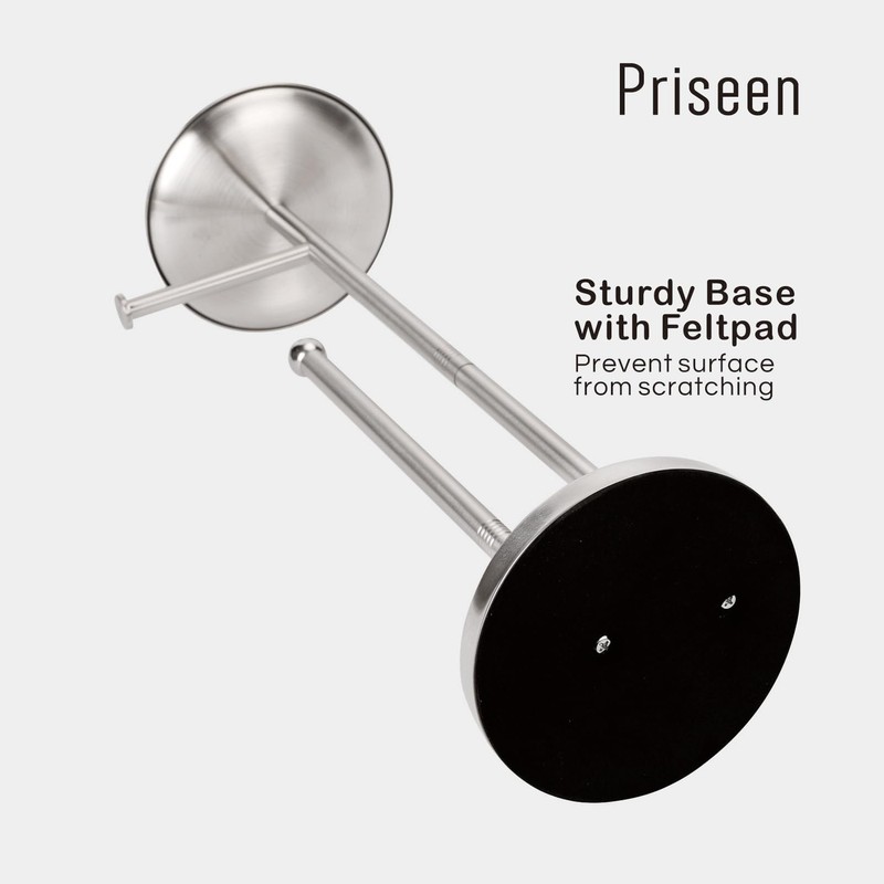 Toilet Paper Holder Stand with Phone Shelf, Freestanding TP Holder,