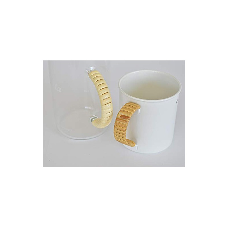 Global Standard Products x Kalita Swallow Coffee Server, Rattan, 16.9