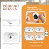 Pikabeast 8PCS Self Adhesive Casters Wheels Appliance Rollers Appliance Sliders