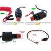 CGEAMDY Motorcycle Killswitch Reminder Cable, Universal Motorcycle Outboard Lawn Mower