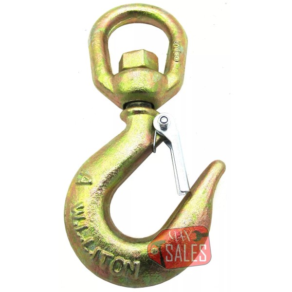 CAL 1 Ton Drop Forged Carbon Steel Swivel Eye Hook