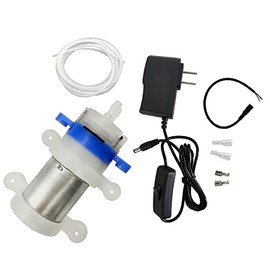 BRINGSMART - Mini bomba de agua de grado alimenticio de 12 V con manguera de 11 GPH, bomba autocebante, bomba de diafragma de transferencia fresca, dispensador de bajo ruido, tanque de pescado de