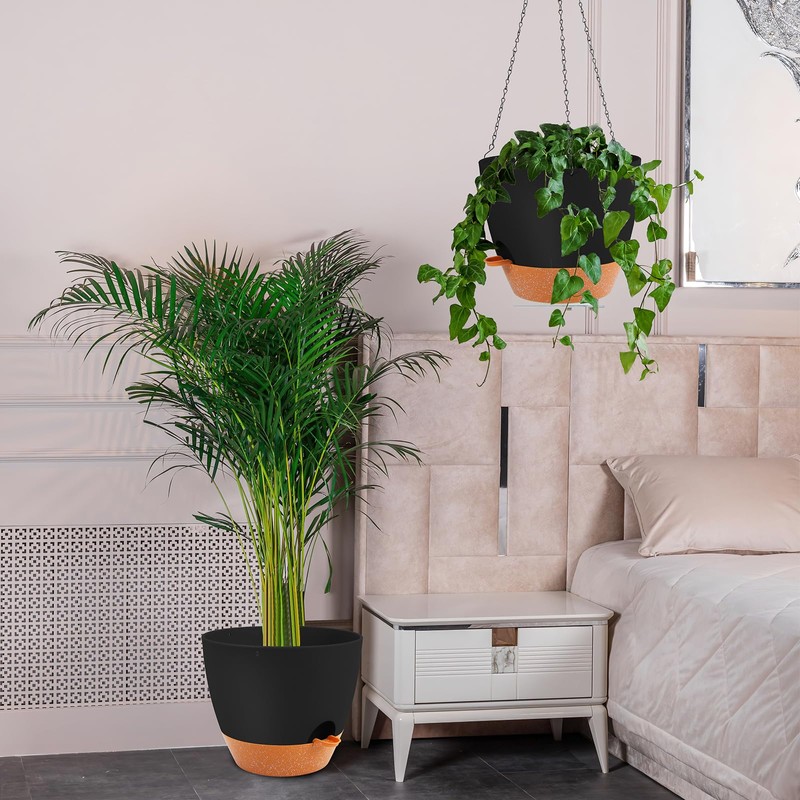 GARDIFE Large Hanging Planter, 12 inch Hanging planters for Indoor.