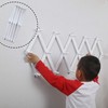 WEBI Accordion Wall Hanger,Expandable Wooden Coat Rack Wall Mounted,Accordion Hat