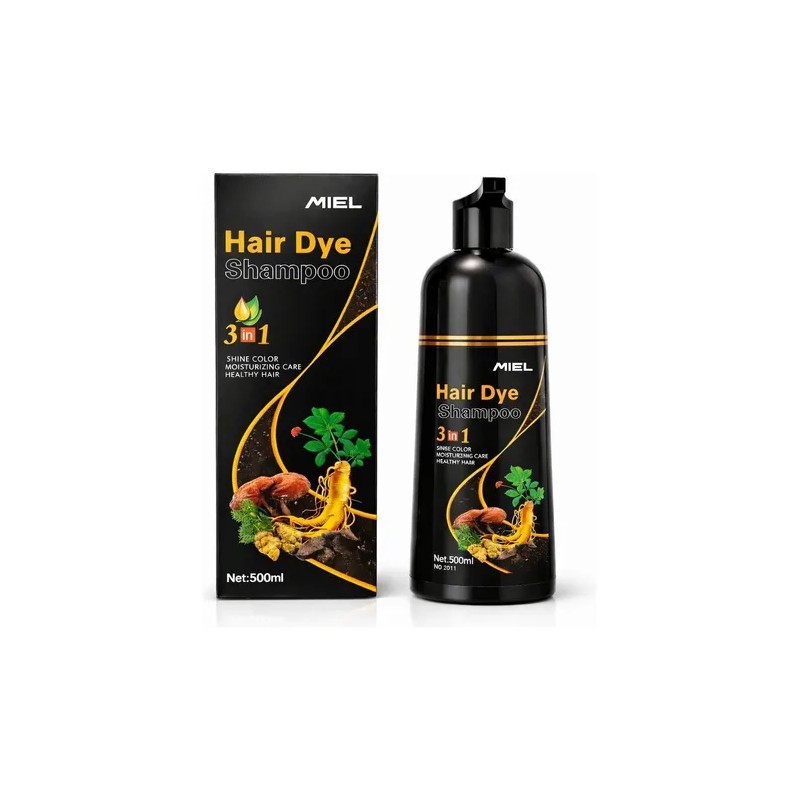 Shampoo Tinte Cubre Canas 500ml Jengibre Color Coffee Brown