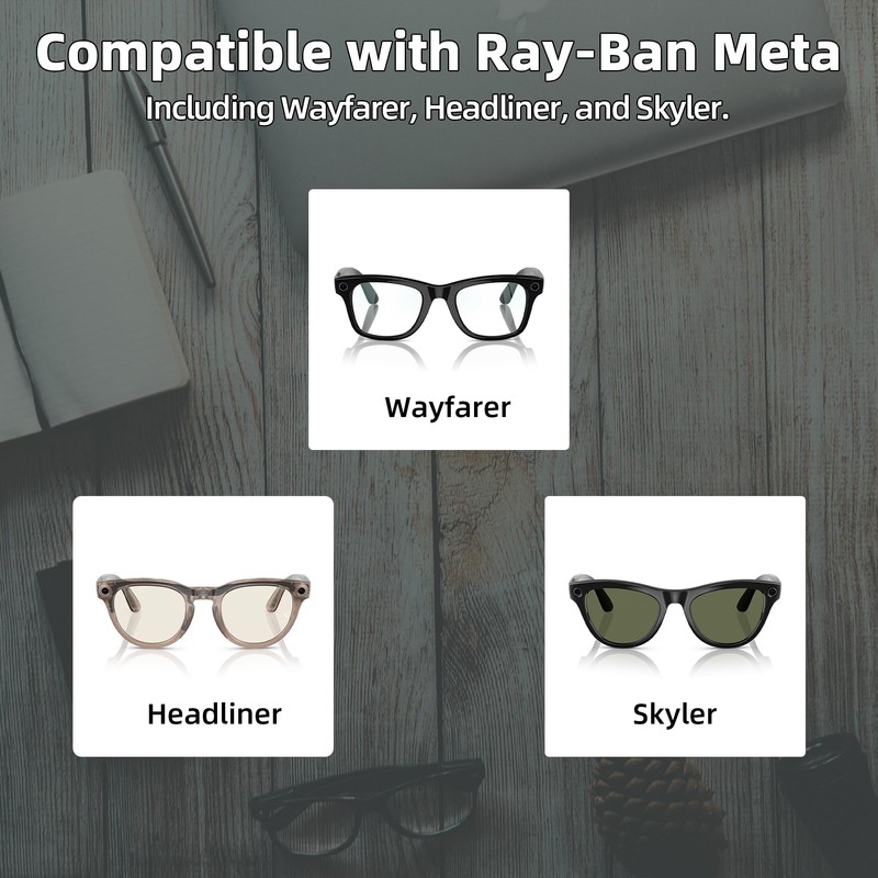 Extension Charging Cable Compatible with RayBan META Smart Glasses Charger