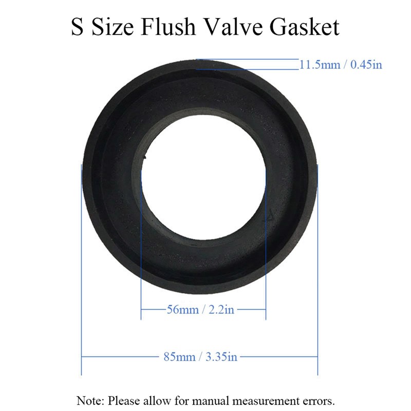 1 Stück S Größe Spülventil Dichtung, 2 Zoll Gummi Toiletten