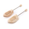 Esvioniq Wood Shoe Tree, Adjustable Wooden Shoe Tree with Spring,