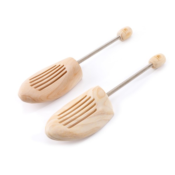 Esvioniq Wood Shoe Tree, Adjustable Wooden Shoe Tree with Spring,