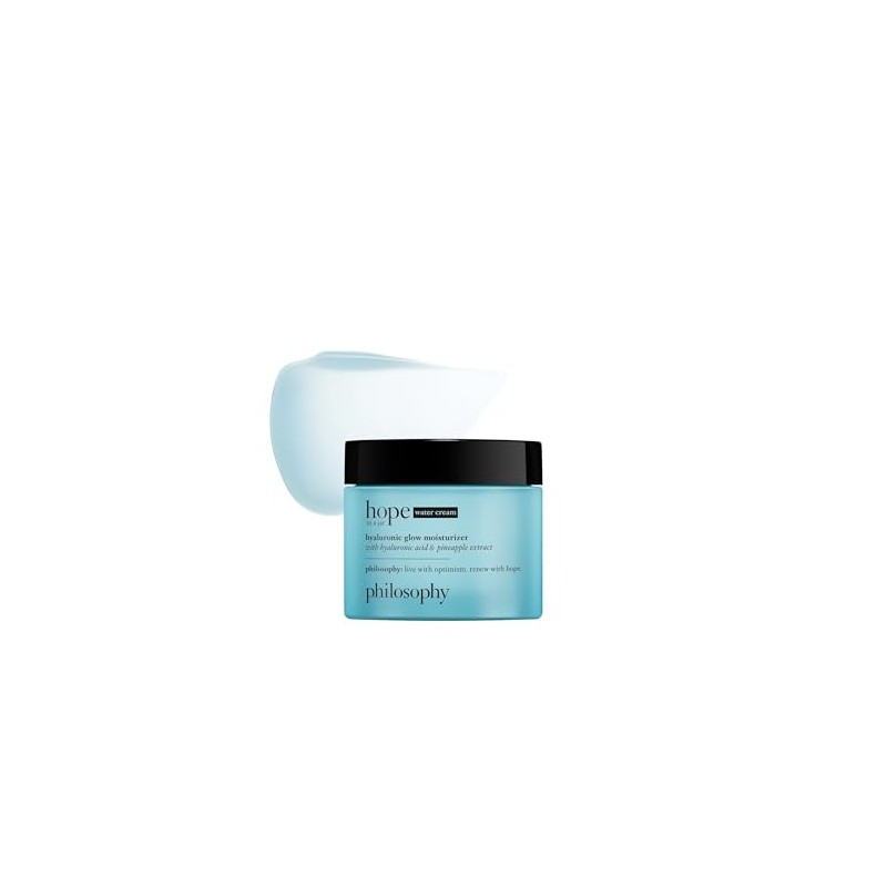 philosophy hope in a jar glow water cream face moisturizer