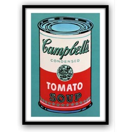 Andy Warhol Campbell Framed Poster aoipro (Green)
