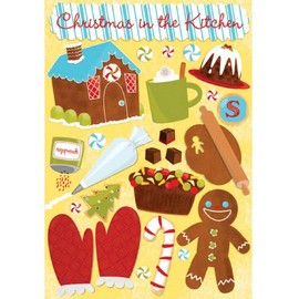 Karen Foster Cardstock Stickers - Christmas in the Kitchen