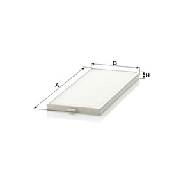 Original MANN-FILTER Interior Filter CU 2506-2 – Cabin air filter set (set of 2) – For passenger cars