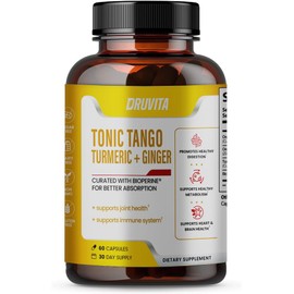 Tonic Tango Turmeric + Ginger Supplement (60ct. Bottle)