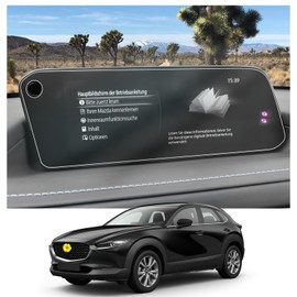 CDEFG [Pack of 2] Compatible with Mazda 3 / CX30 CX-30 2024 2025 Facelift Navigation Screen Protector 6H Scratch-Resistant 10.25 Inch GPS Nano Screen Protector Anti-Scratch Navigation Film CX30 2024
