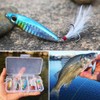 Sougayilang Jigs Fishing Lures Sinking Metal Spoons Micro Jigging Bait