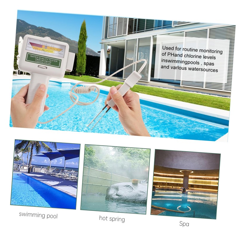 Sosoport Digital Pool Water Quality Tester Ph Chlorine Dioxide for