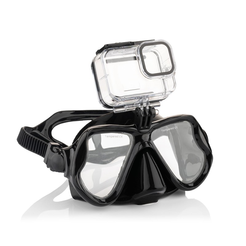 MOJOGEAR Diving Goggles with Go Pro Mount and Case -