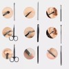 SALN Set De Cortaúñas Manicura Pedicura Hombre Acero Con Estuche