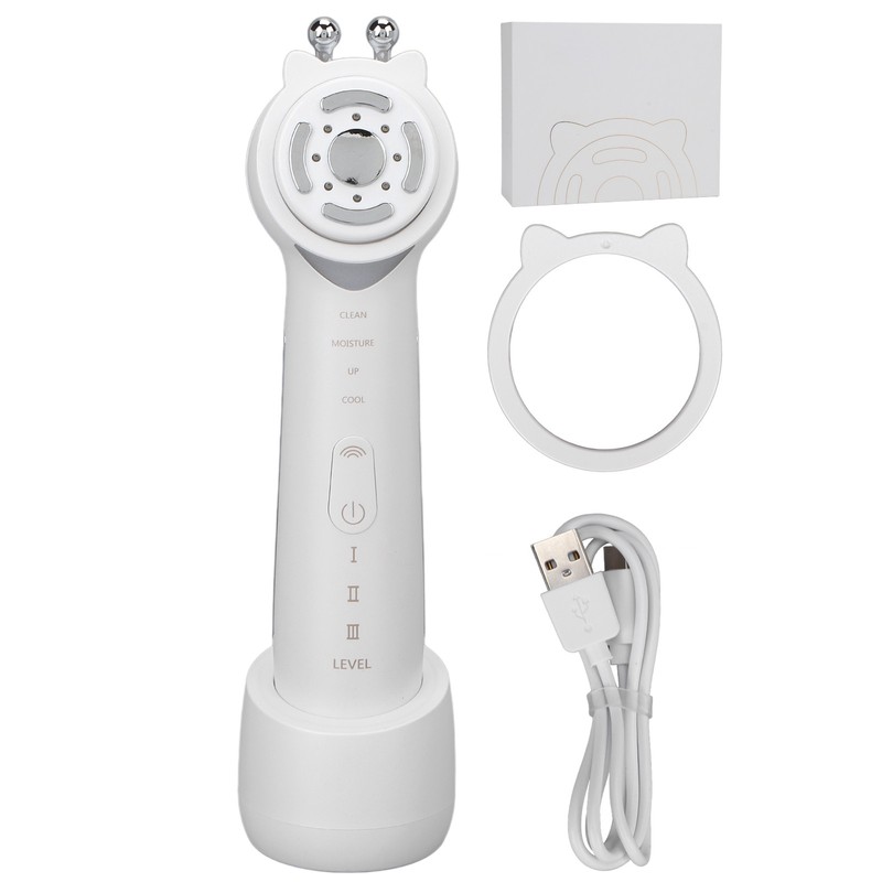 Ultrasonic Facial Cleansing Beauty Machine Household LED Skin Rejuvenation Lifting