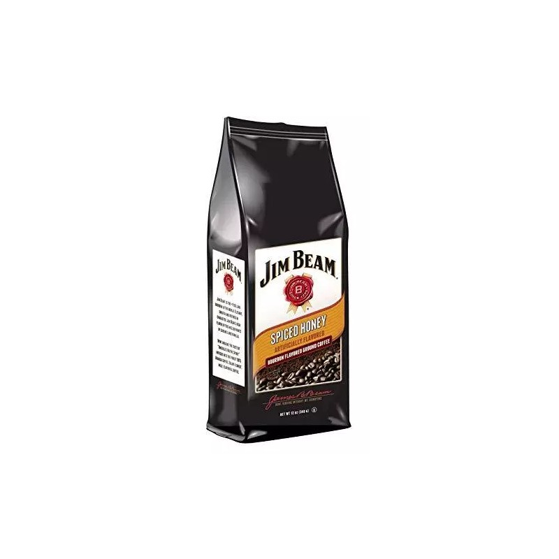 Jim Beam Spiced Honey Bourbon Flavored Ground Coffee - 12