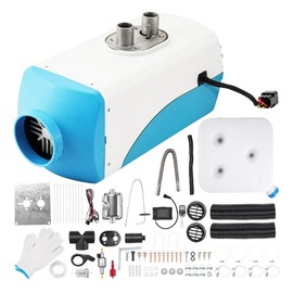 Torchbeam Diesel Heater, 12V 5KW Diesel Heater Muffler with LCD Digital Monitor & Remote Control, Portable Parking Heater for Car, RV, Truck, Camper, Motorhome