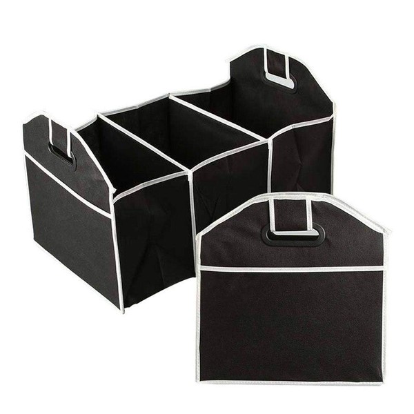 G4GADGET 2 in 1 Heavy Duty Collapsible Car Boot Organiser