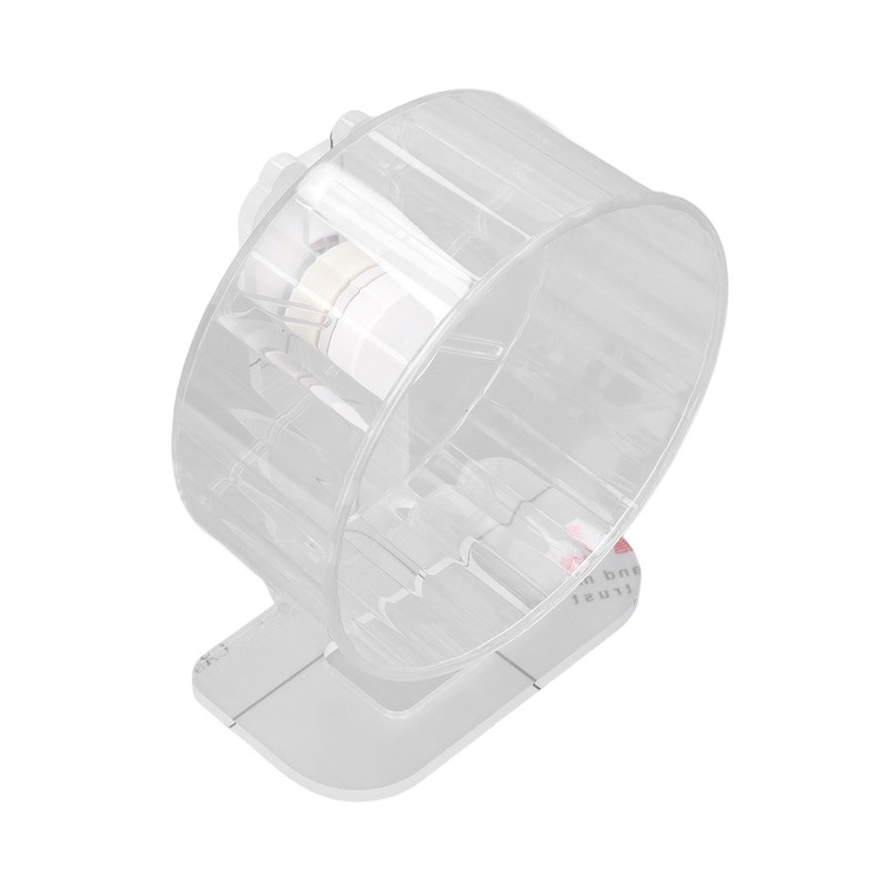 Silent Hamster Wheel with Stand Prevent Slip Clear Acrylic Hamster